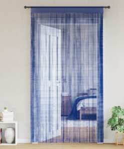 vidaXL Draadgordijnen 100x250 cm blauw 2 st