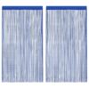 vidaXL Draadgordijnen 100x250 cm blauw 2 st