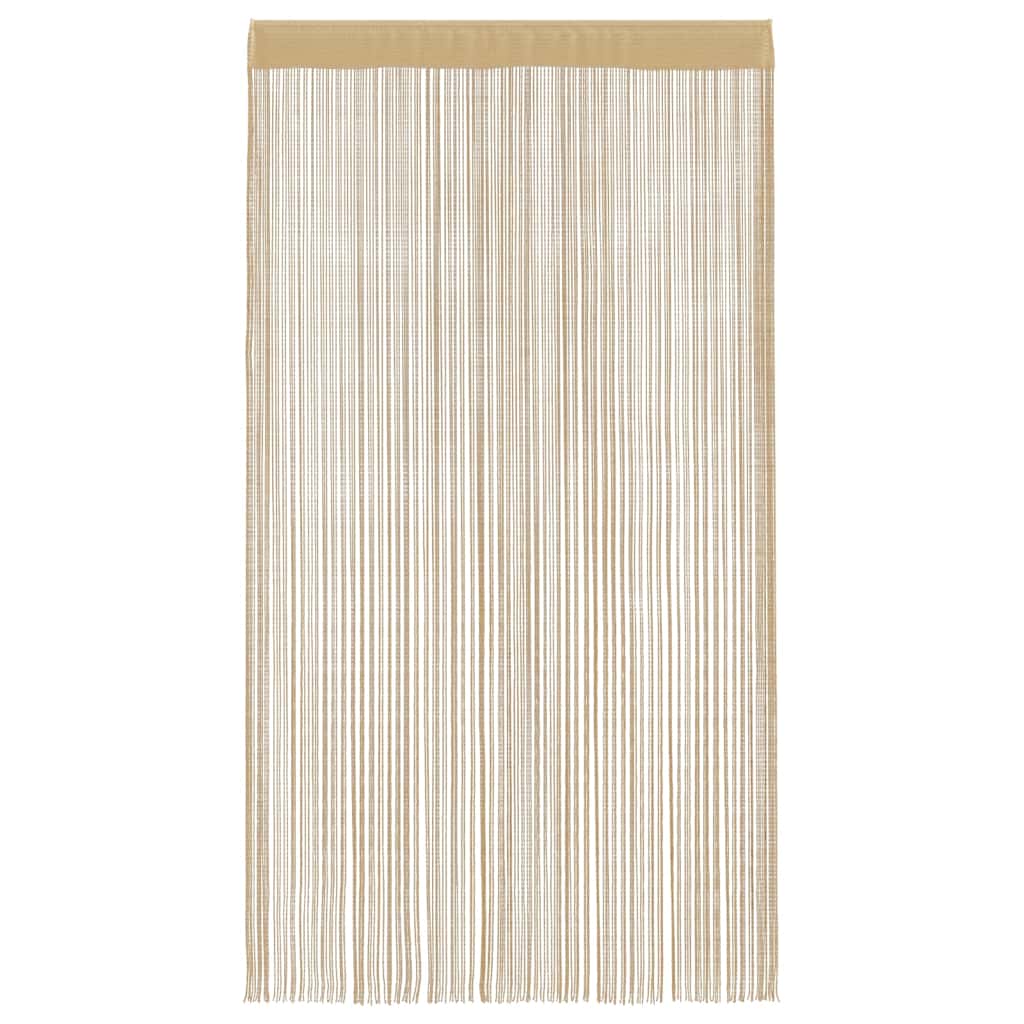 vidaXL Draadgordijnen 140x250 cm beige 2 st - Image 4