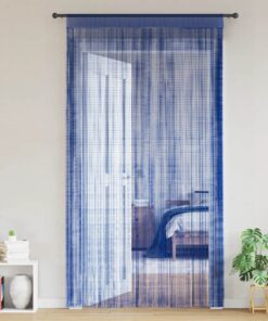 vidaXL Draadgordijnen 140x250 cm blauw 2 st