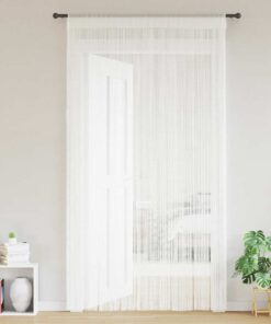 vidaXL Draadgordijnen 2 st 100x250 cm wit