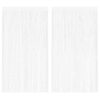 vidaXL Draadgordijnen 2 st 100x250 cm wit