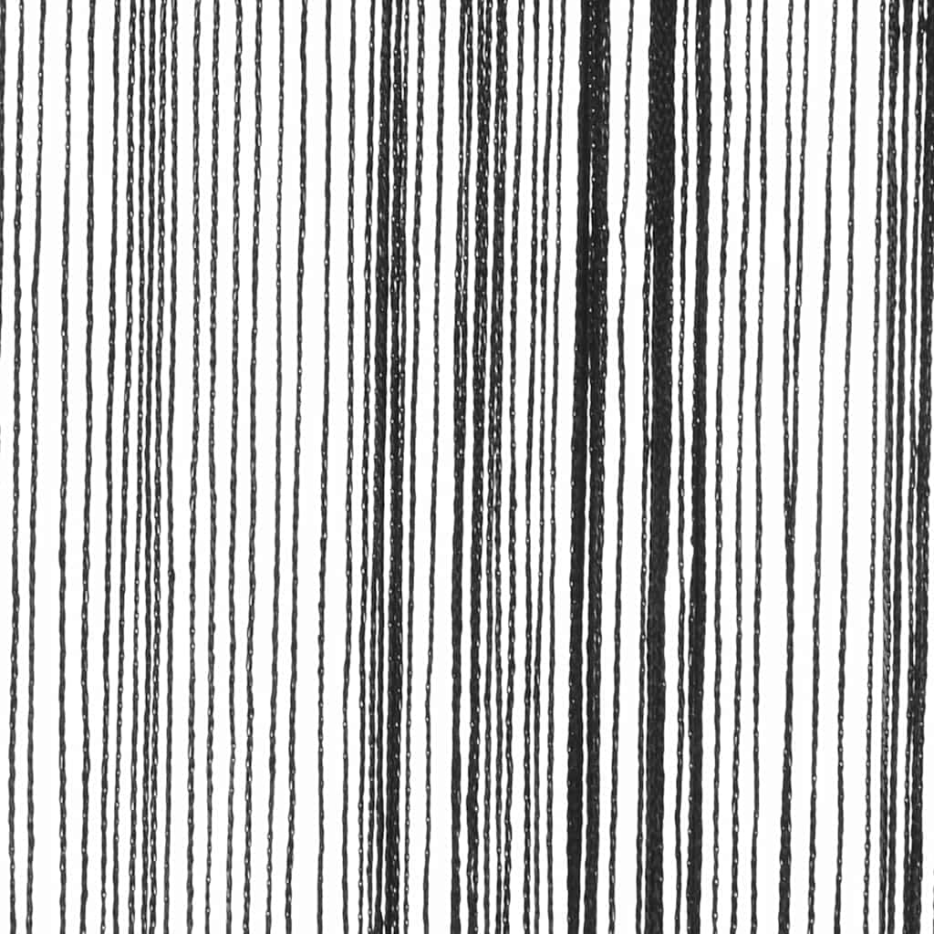 vidaXL Draadgordijnen 2 st 140x250 cm zwart - Image 7