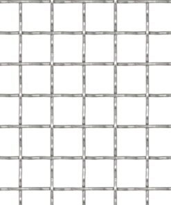 vidaXL Draadhek geweven gaas 100x85 cm 31x31x3 mm roestvrij staal