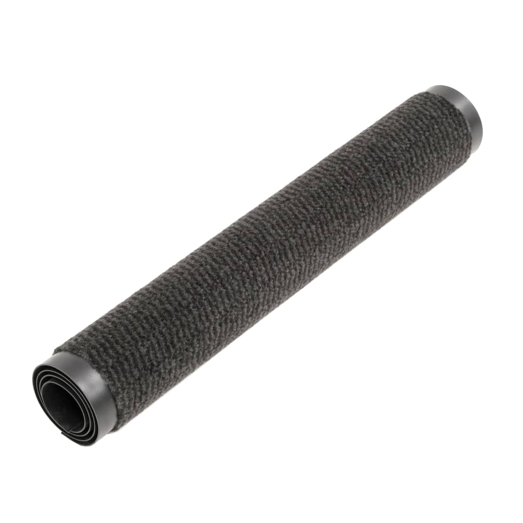 vidaXL Droogloopmat rechthoekig getuft 80x120 cm zwart - Image 3