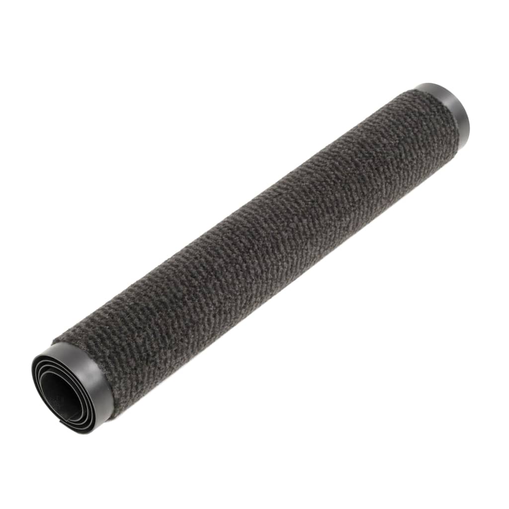 vidaXL Droogloopmat rechthoekig getuft 90x150 cm zwart - Image 3