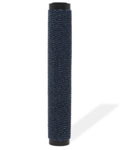 vidaXL Drooglopmat rechthoekig getuft 120x180 cm blauw