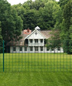 vidaXL Euro hek 20x1 m staal groen