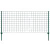 vidaXL Euro hek 20x1 m staal groen