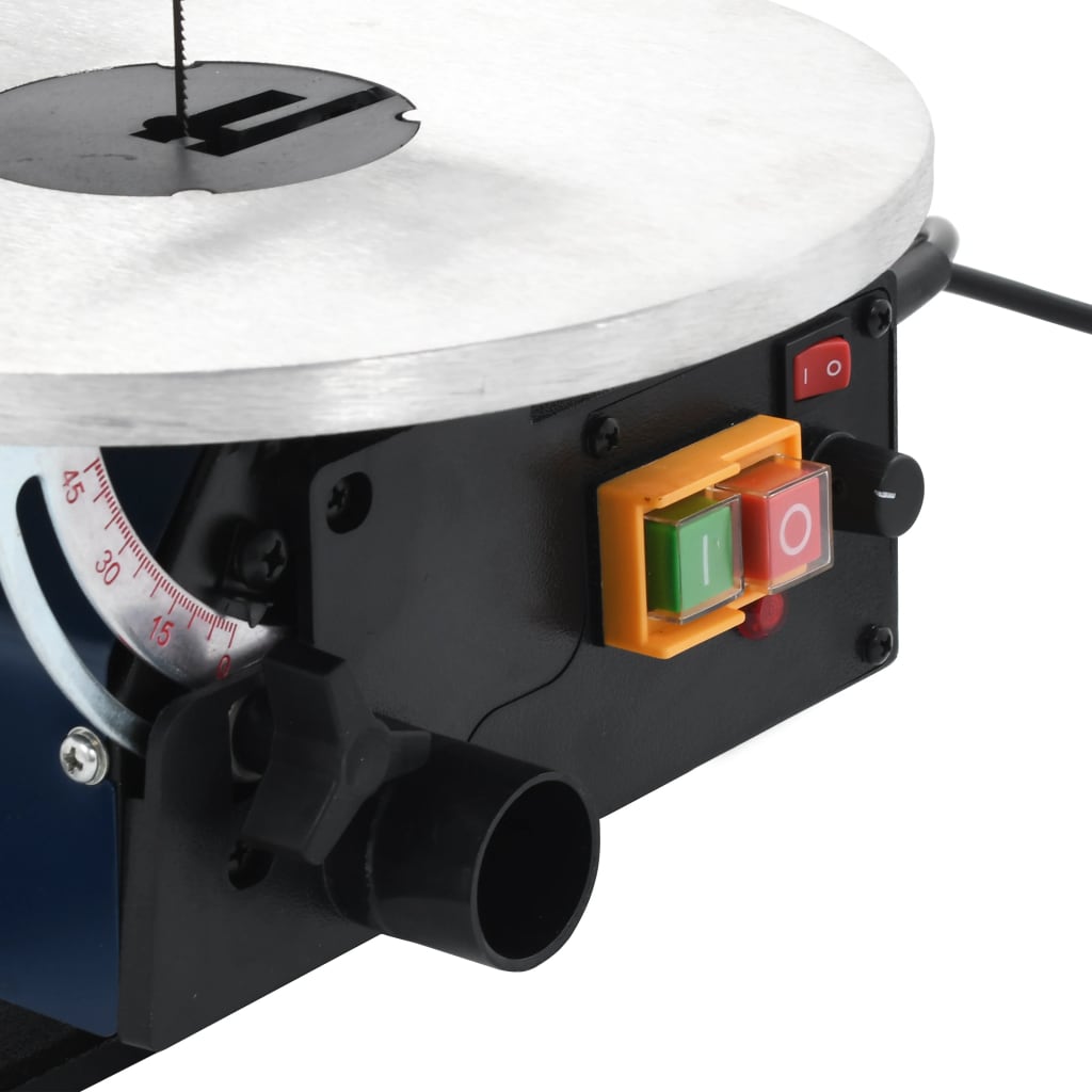 vidaXL Figuurzaagmachine elektrisch met voetpedaal en LED-lampje 125 W - Image 6