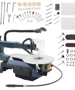 vidaXL Figuurzaagmachineset 125 W 252 mm 108-delig