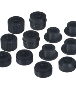 vidaXL Flensmoeren voor buiskraalmachine 12 st staal