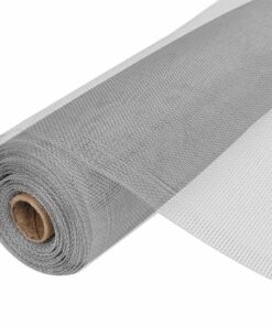 vidaXL Gaas 100x1000 cm aluminium zilverkleurig