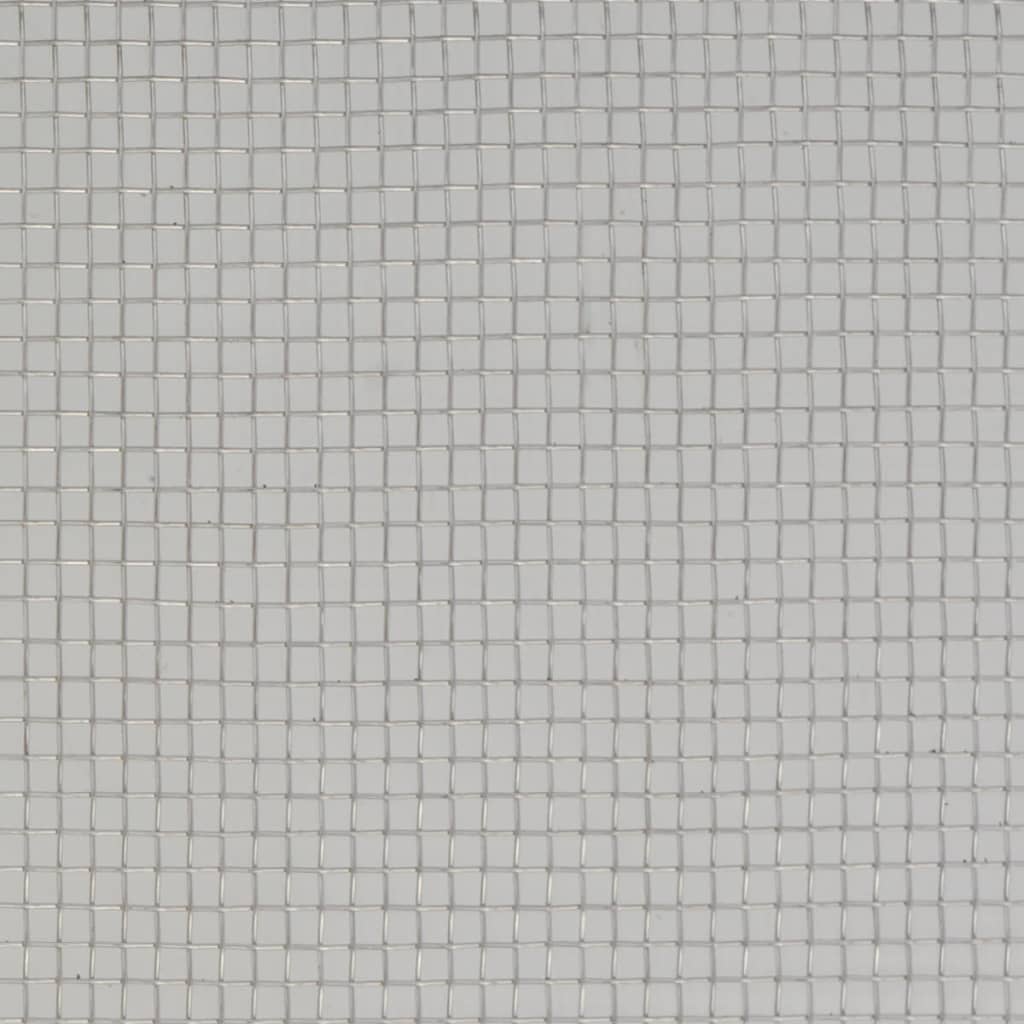 vidaXL Gaas 100x500 cm roestvrij staal zilverkleurig - Image 4