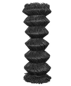 vidaXL Gaashek 15x1 m staal grijs