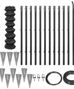 vidaXL Gaashek met grondankers 0
