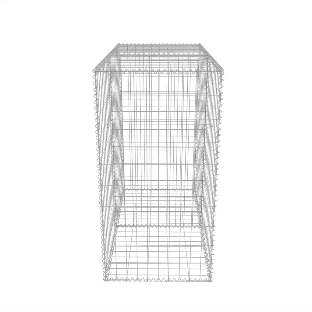 vidaXL Gabion mand 100x50x100 cm gegalvaniseerd staal - Afbeelding 6