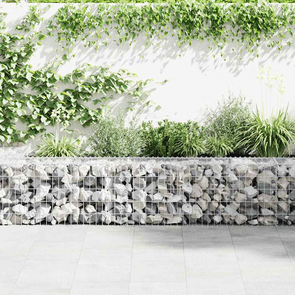 vidaXL Gabion mand 100x50x50 cm gegalvaniseerd staal - Afbeelding 3