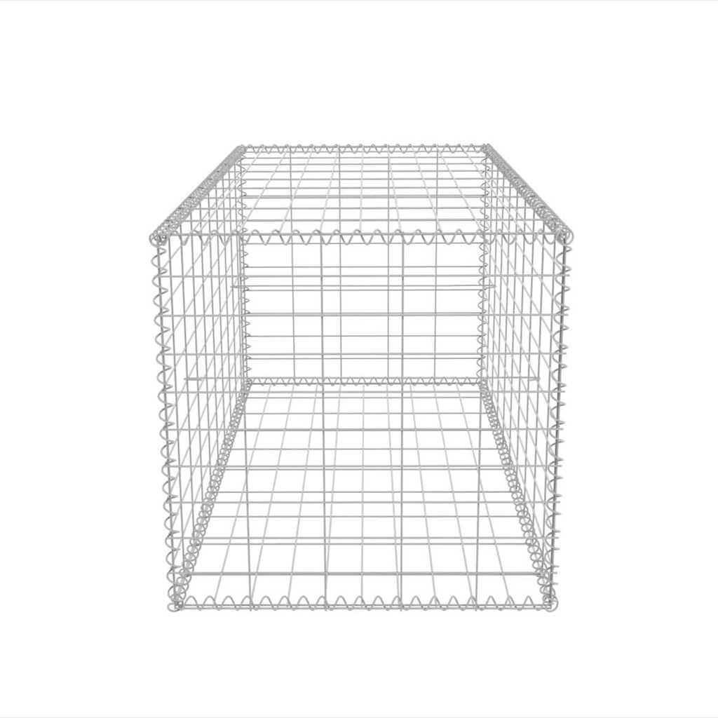 vidaXL Gabion mand 100x50x50 cm gegalvaniseerd staal - Afbeelding 6