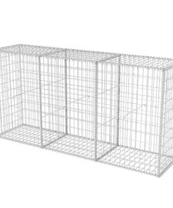 vidaXL Gabion mand 200x50x100 cm gegalvaniseerd staal
