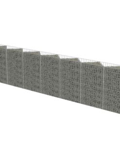 vidaXL Gabion mand 450x30x100 cm gegalvaniseerd staal