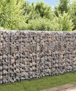 vidaXL Gabion mand 450x30x100 cm gegalvaniseerd staal
