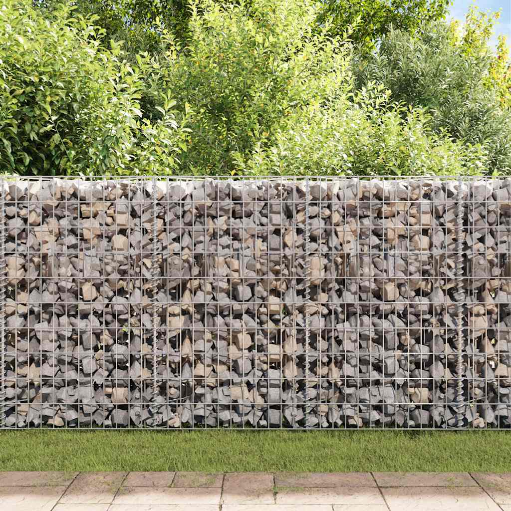 vidaXL Gabion mand 450x30x100 cm gegalvaniseerd staal - Afbeelding 4