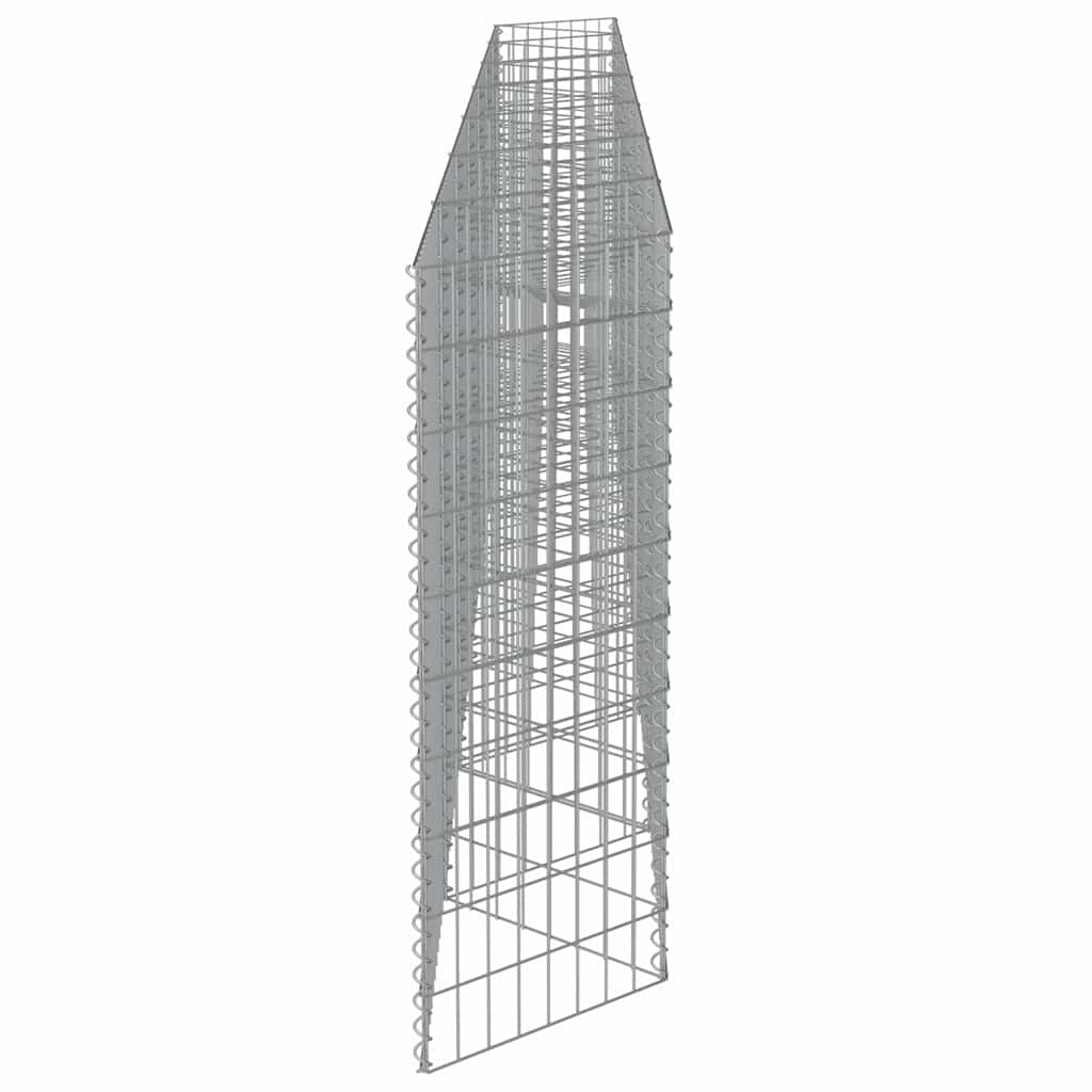 vidaXL Gabion mand 450x30x100 cm gegalvaniseerd staal - Afbeelding 7