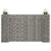 vidaXL Gabion plantenbak H-vormig 260x40x150 cm staaldraad