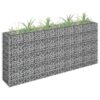 vidaXL Gabion plantenbak verhoogd 180x30x90 cm gegalvaniseerd staal