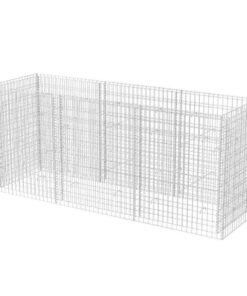 vidaXL Gabion plantenbak verhoogd 270x90x100 cm staal