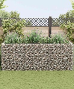 vidaXL Gabion plantenbak verhoogd 270x90x100 cm staal