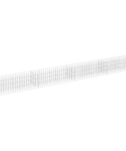 vidaXL Gabion plantenbak verhoogd 360x30x30 cm gegalvaniseerd staal