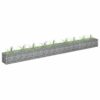 vidaXL Gabion plantenbak verhoogd 360x30x30 cm gegalvaniseerd staal