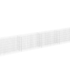 vidaXL Gabion plantenbak verhoogd 360x30x60 cm gegalvaniseerd staal