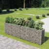 vidaXL Gabion plantenbak verhoogd 360x50x100 cm gegalvaniseerd staal