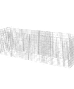 vidaXL Gabion plantenbak verhoogd 360x90x100 cm staal