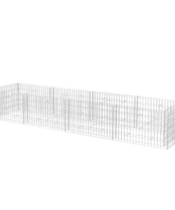 vidaXL Gabion plantenbak verhoogd 360x90x50 cm staal