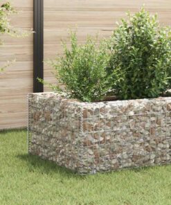 vidaXL Gabion plantenbak verhoogd 360x90x50 cm staal