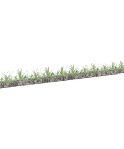 vidaXL Gabion plantenbak verhoogd 450x30x10 cm gegalvaniseerd staal