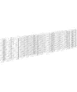 vidaXL Gabion plantenbak verhoogd 450x30x90 cm gegalvaniseerd staal