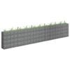 vidaXL Gabion plantenbak verhoogd 450x30x90 cm gegalvaniseerd staal