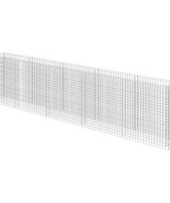 vidaXL Gabion plantenbak verhoogd 450x50x100 cm gegalvaniseerd staal