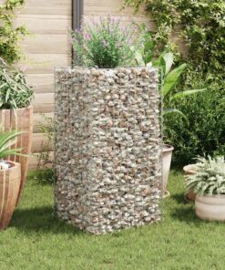 vidaXL Gabion plantenbak verhoogd 50x50x100 cm staal