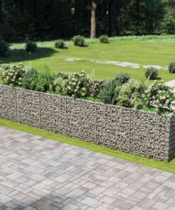 vidaXL Gabion plantenbak verhoogd 540x50x100 cm gegalvaniseerd staal