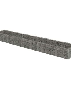 vidaXL Gabion plantenbak verhoogd 540x90x50 cm gegalvaniseerd staal