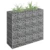 vidaXL Gabion plantenbak verhoogd 90x30x90 cm gegalvaniseerd staal