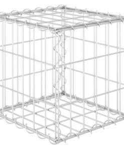 vidaXL Gabion plantenbak verhoogd kubus 30x30x30 cm staaldraad