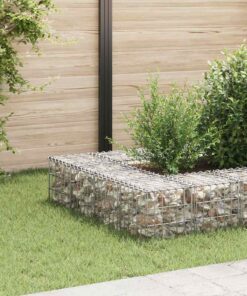 vidaXL Gabion plantenbak verhoogd kubus 30x30x30 cm staaldraad