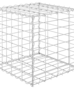vidaXL Gabion plantenbak verhoogd kubus 40x40x40 cm staaldraad